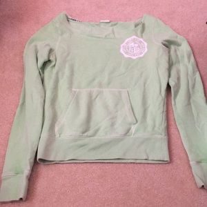 Victoria’s Secret Pink sweatshirt mint green